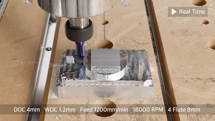 Cutting aluminum with DIY CNC Router - HTMCNC